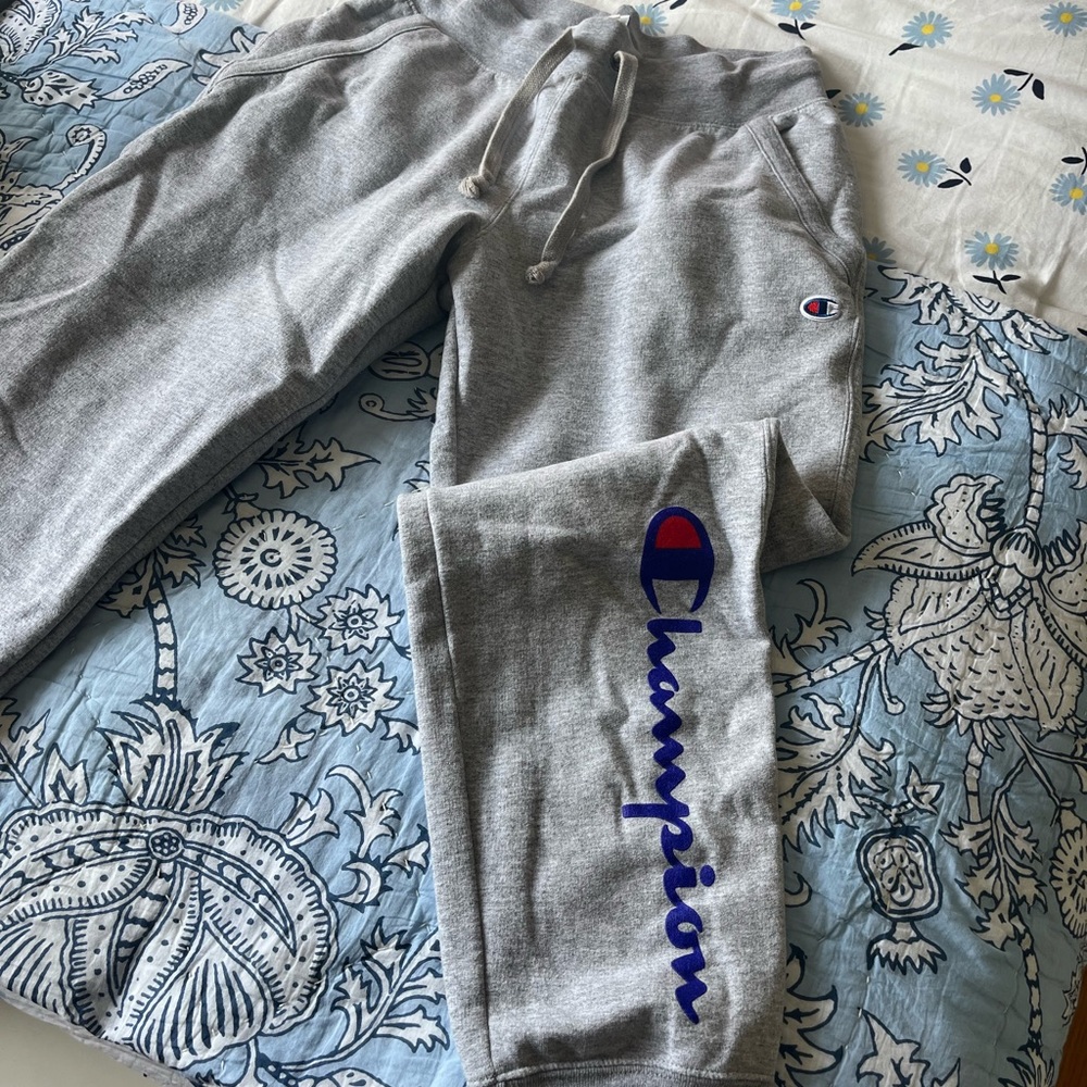 Champion jogger sweatpants! Only worn once or twice! Size M.